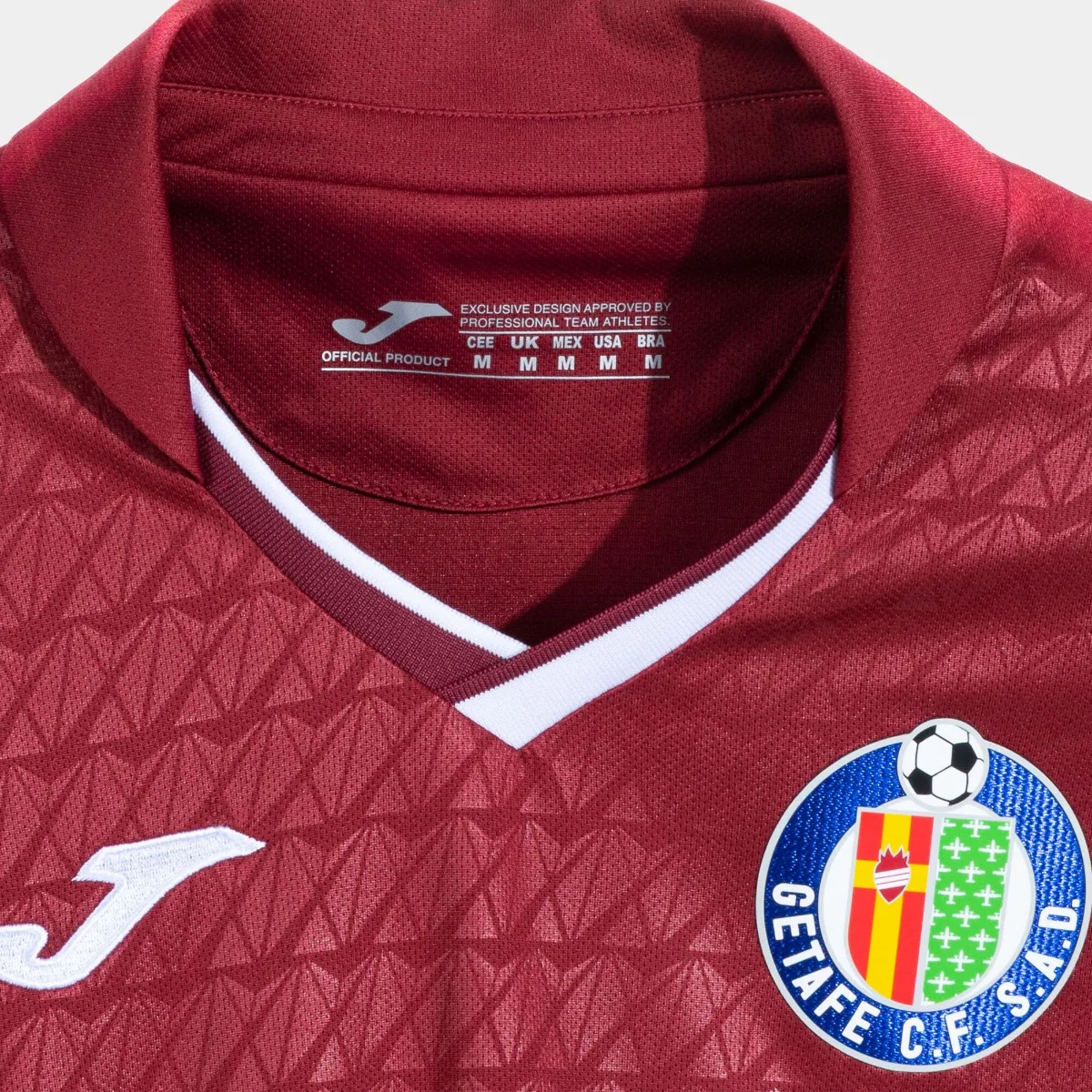 Camiseta Getafe CF barata 2026/27 segunda equipación (detalle del escudo)